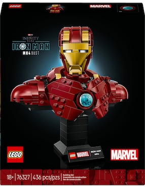 Lego Super Héroes Marvel Busto de Iron Man MK4 76327 Infinity Saga Iron Man