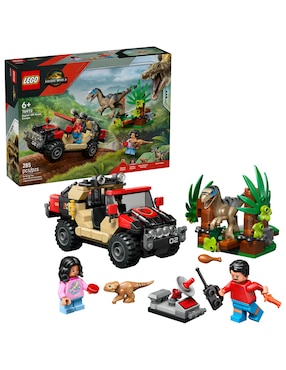 Lego Jurassic World Lego Huida en todo terreno y raptor al acecho 76972 Jurassic World