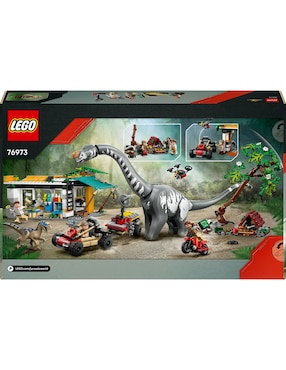 Lego Jurassic World Lego Misión de seguimiento: Raptor y Titanosaurus 76973 Jurassic World