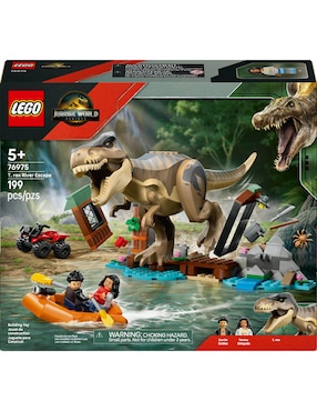 Lego Jurassic World Huida por el río y T. Rex a la caza 76975 Jurassic World