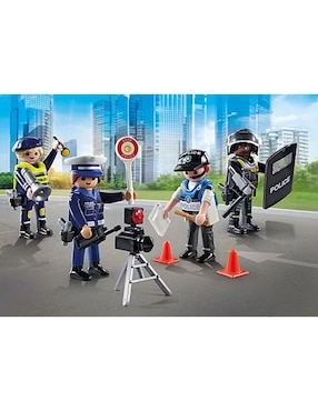 Playmobil Playmobil Set figuras de policía 71730