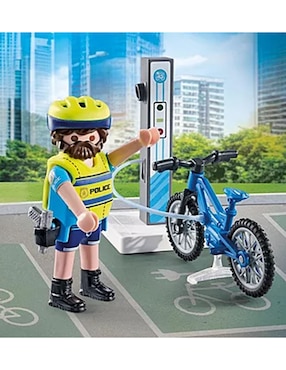 Playmobil Patrulla En Bicicleta 71732
