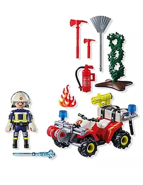 Playmobil Action Heroes Quad de Bomberos 71825 Playmobil