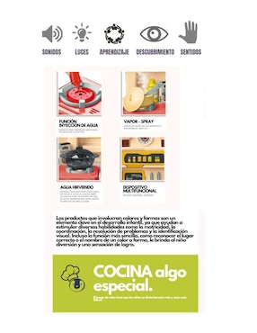 Accesorio de cocina juguete Pingüe con luz y sonido