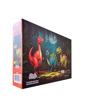 Rompecabezas Dinosaurios Infantil Flink 48 Piezas