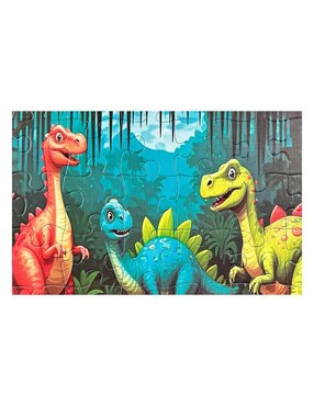 Rompecabezas Dinosaurios Infantil Flink 48 Piezas