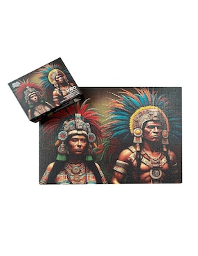 Rompecabezas artesanías guerreros aztecas Flink 1000 piezas