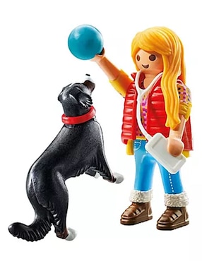 Playmobil My Life Mujer con Perro de Montaña 
71738