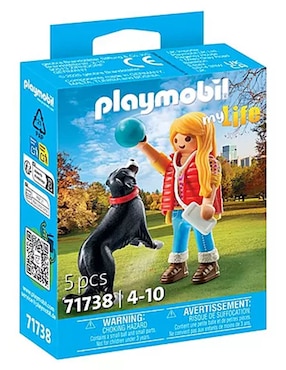 Playmobil My Life Mujer con Perro de Montaña 
71738
