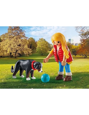 Playmobil My Life Mujer con Perro de Montaña 
71738