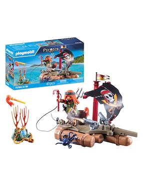Playmobil Bote Pirata con Tesoro 71794