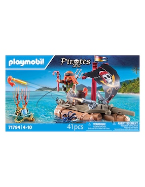 Playmobil Bote Pirata con Tesoro 71794