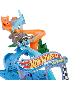Pista armable Hot Wheels RacerVerse Jurassic World