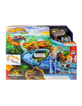 Pista armable Hot Wheels RacerVerse Jurassic World