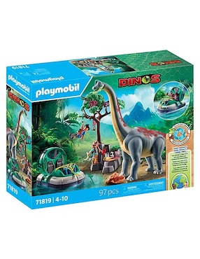 Playmobil Braquiosaurio con Aerodeslizador 71819 Dinos