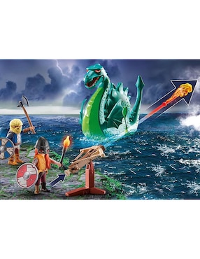 Playmobil Vikingos con monstruo marino 71830