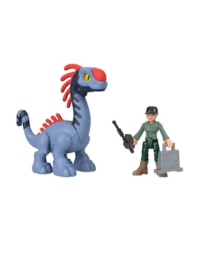 Set figuras acción articulada Jurassic World Imaginext