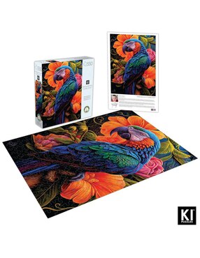 Rompecabezas Pájaros en la jungla Amazonia II RomantzArt Ki Puzzles 550 piezas