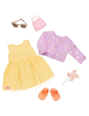 Conjunto de verano sunshine stars Our Generation