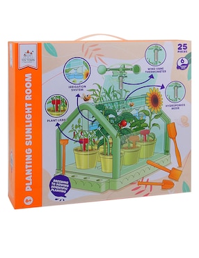 Planting Sunlight Room Toy Town juego de rol para niños