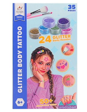Set de tatuajes Glitter Body Tattoo