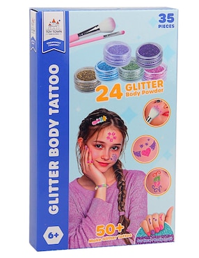 Set de tatuajes Glitter Body Tattoo