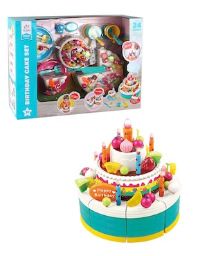Birthday Cake Set Toy Town juego de rol para niños