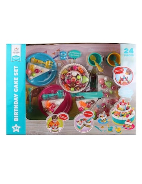 Birthday Cake Set Toy Town juego de rol para niños