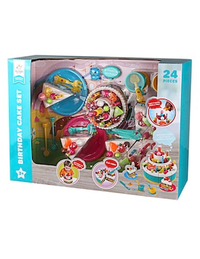 Birthday Cake Set Toy Town juego de rol para niños
