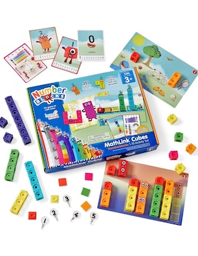 Conjunto de actividades Mathlink Cubes Numberblocks del 1 al 10 Learning Resources
