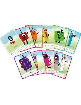 Conjunto de actividades Mathlink Cubes Numberblocks del 1 al 10 Learning Resources