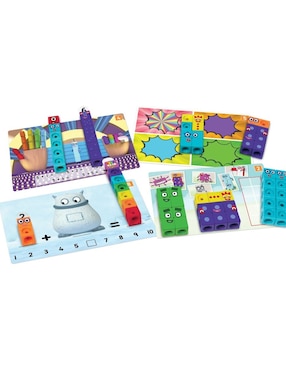 Conjunto de actividades Mathlink Cubes Numberblocks del 1 al 10 Learning Resources