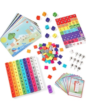 Conjunto de actividades Mathlink Cubes Numberblocks del 1 al 10 Learning Resources