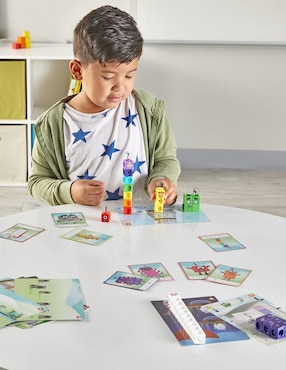 Conjunto de actividades Mathlink Cubes Numberblocks del 1 al 10 Learning Resources