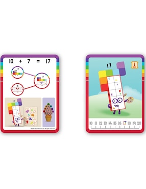 Conjunto de actividades Mathlink Cubes Numberblocks 11–20 Learning Resources