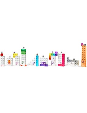 Conjunto de actividades Mathlink Cubes Numberblocks 11–20 Learning Resources