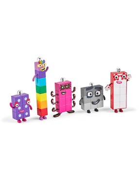 Set de figuras del seis al diez de Numberblocks Friends Learning Resources