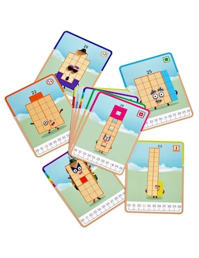 Conjunto de actividades Mathlink Cubes Numberblocks 21-30 Learning Resources