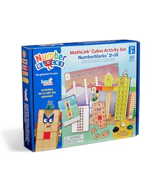 Conjunto de actividades Mathlink Cubes Numberblocks 21-30 Learning Resources