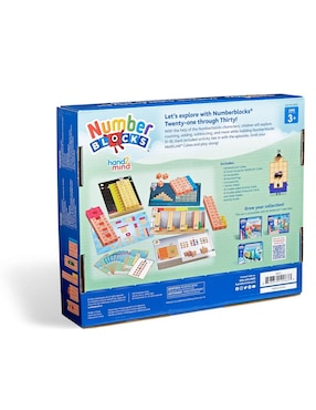 Conjunto de actividades Mathlink Cubes Numberblocks 21-30 Learning Resources