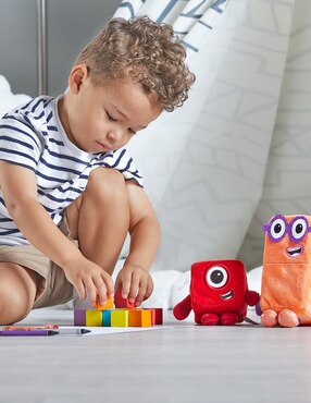 Peluche de amigos juguetones Numberblocks uno y dos Learning Resources