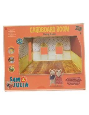 Casa de muñecas Sam&Julia Cardboard Room Living Room