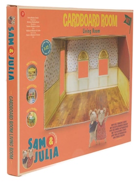 Casa de muñecas Sam&Julia Cardboard Room Living Room