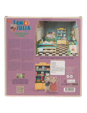 Casa de muñecas Sam&Julia Carboard Room Kitchen