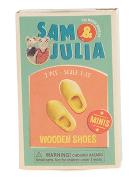 Ropa y accesorio de muñeca sam & julia Sam&Julia wooden shoes