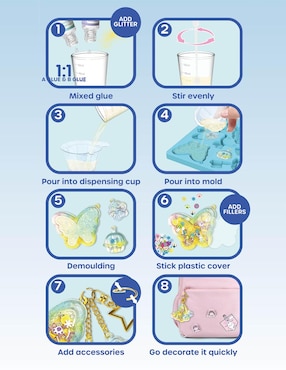 Diy Crystal Glue Toy Town