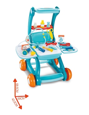 Children Doctor Transformable Cart Toy Town juego de rol para niños