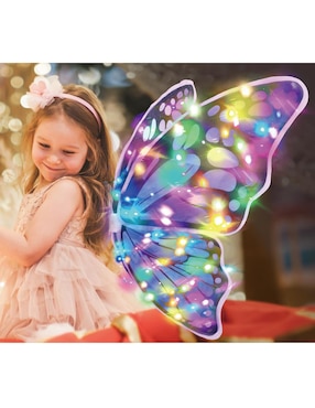 Multifuntional Electric Butterfiv Wings Toy Town juego de rol para niños