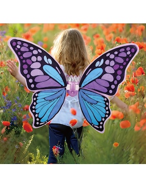 Multifuntional Electric Butterfiv Wings Toy Town juego de rol para niños
