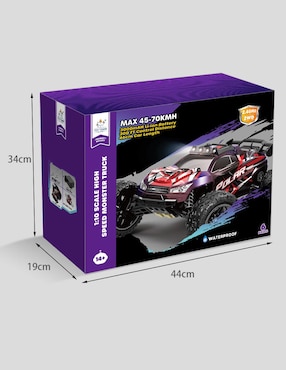 Carro de control remoto Toy Town scale high speed monster truck